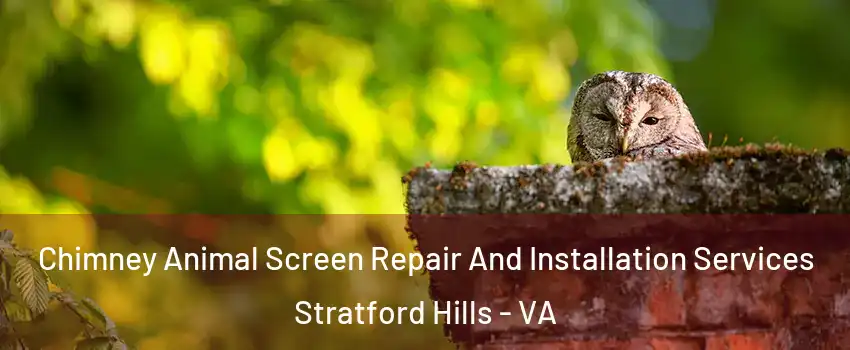 Chimney Animal Screen Repair And Installation Services Stratford Hills - VA