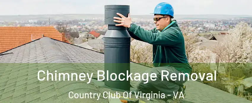 Chimney Blockage Removal Country Club Of Virginia - VA