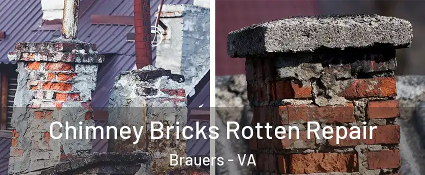 Chimney Bricks Rotten Repair Brauers - VA