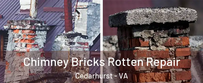 Chimney Bricks Rotten Repair Cedarhurst - VA