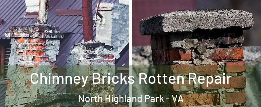 Chimney Bricks Rotten Repair North Highland Park - VA