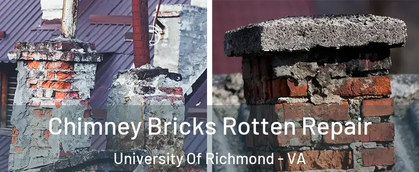 Chimney Bricks Rotten Repair University Of Richmond - VA