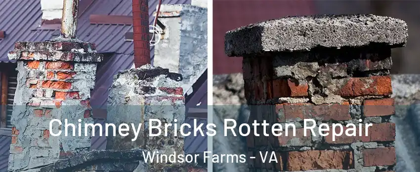 Chimney Bricks Rotten Repair Windsor Farms - VA