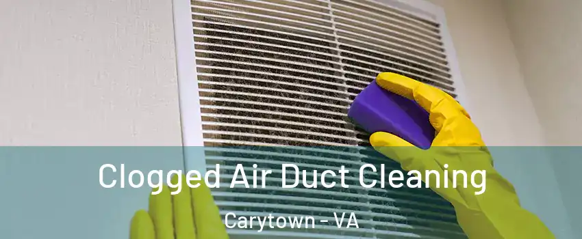 Clogged Air Duct Cleaning Carytown - VA