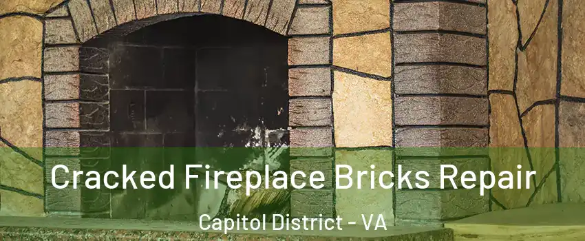 Cracked Fireplace Bricks Repair Capitol District - VA