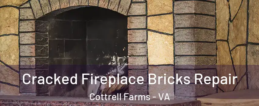 Cracked Fireplace Bricks Repair Cottrell Farms - VA