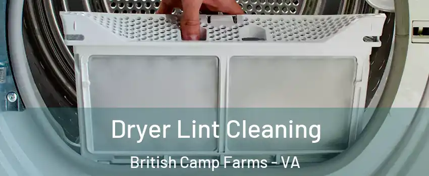 Dryer Lint Cleaning British Camp Farms - VA