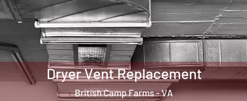 Dryer Vent Replacement British Camp Farms - VA