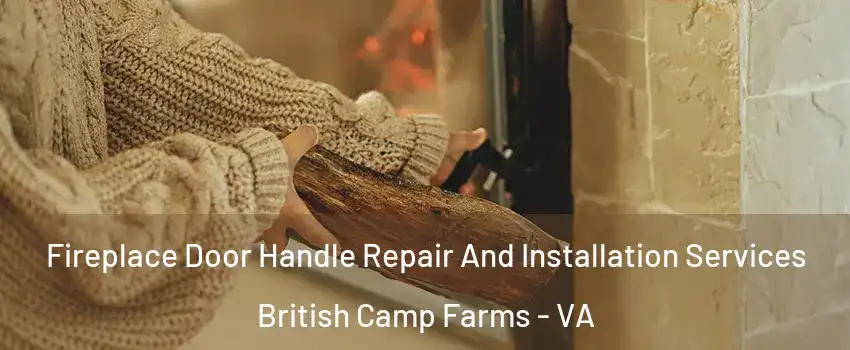 Fireplace Door Handle Repair And Installation Services British Camp Farms - VA