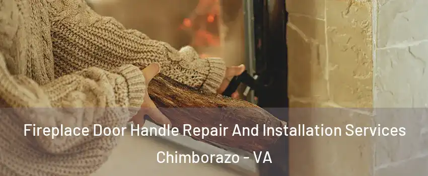 Fireplace Door Handle Repair And Installation Services Chimborazo - VA