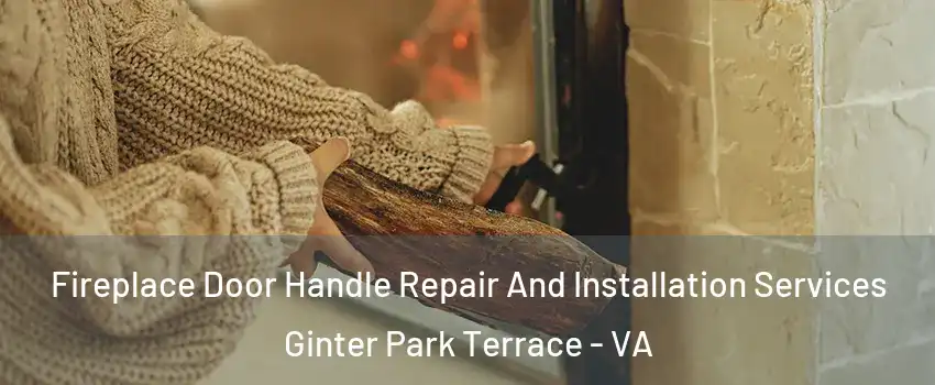 Fireplace Door Handle Repair And Installation Services Ginter Park Terrace - VA