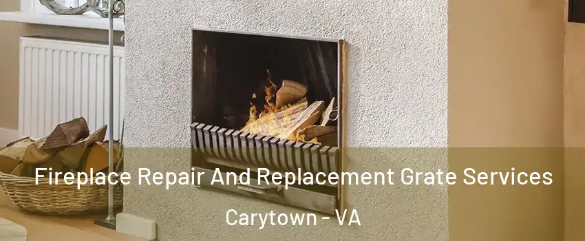 Fireplace Repair And Replacement Grate Services Carytown - VA