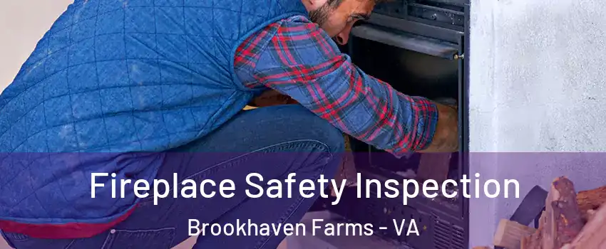 Fireplace Safety Inspection Brookhaven Farms - VA