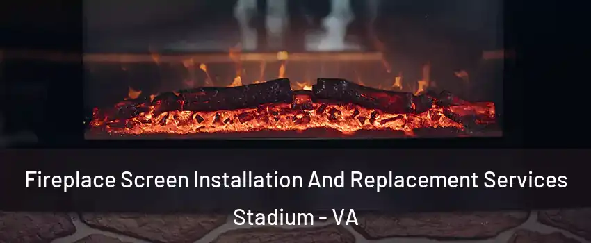 Fireplace Screen Installation And Replacement Services Stadium - VA