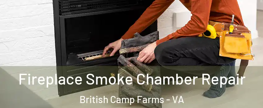 Fireplace Smoke Chamber Repair British Camp Farms - VA