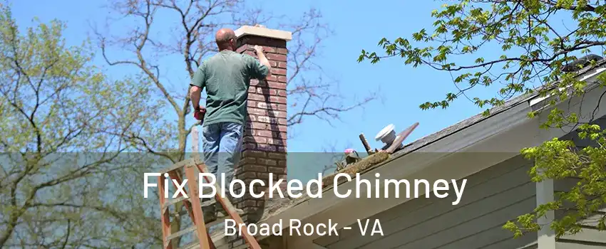 Fix Blocked Chimney Broad Rock - VA