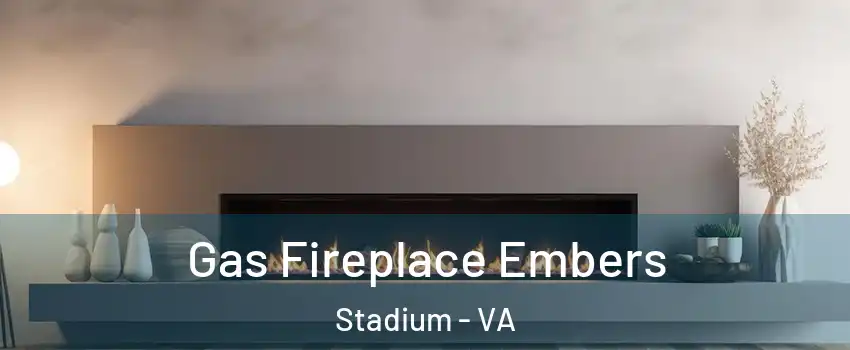 Gas Fireplace Embers Stadium - VA