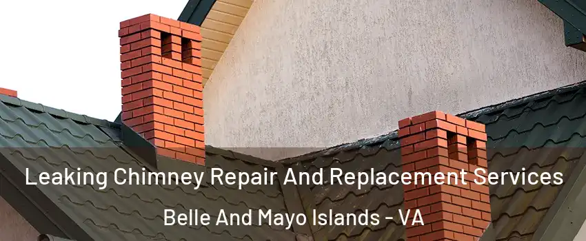 Leaking Chimney Repair And Replacement Services Belle And Mayo Islands - VA