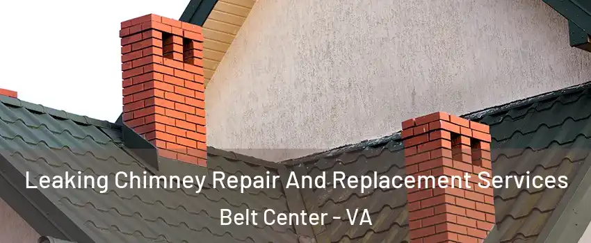 Leaking Chimney Repair And Replacement Services Belt Center - VA