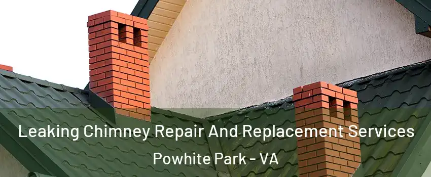 Leaking Chimney Repair And Replacement Services Powhite Park - VA