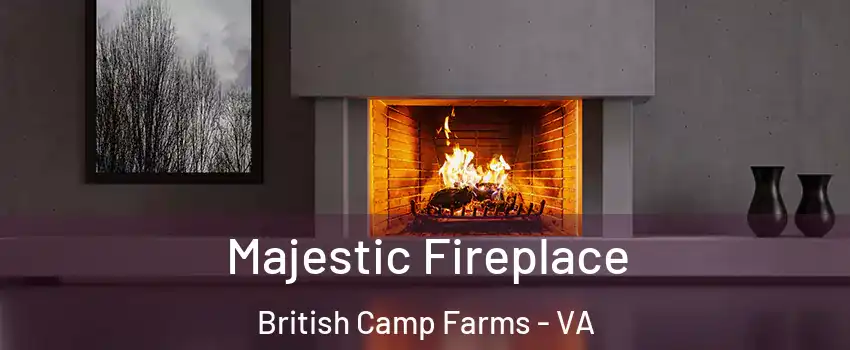 Majestic Fireplace British Camp Farms - VA