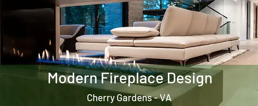 Modern Fireplace Design Cherry Gardens - VA