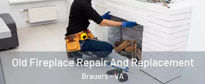 Old Fireplace Repair And Replacement Brauers - VA