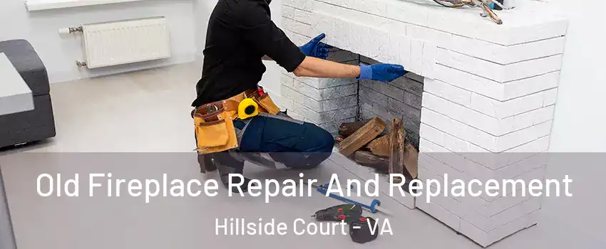 Old Fireplace Repair And Replacement Hillside Court - VA