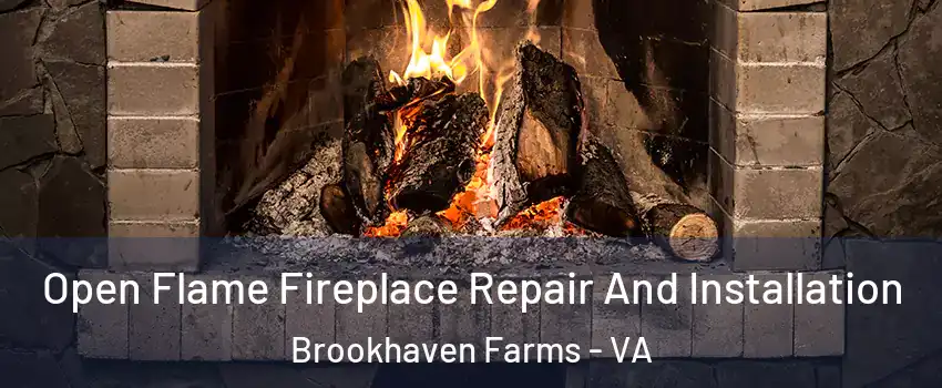 Open Flame Fireplace Repair And Installation Brookhaven Farms - VA