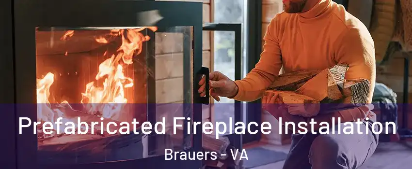 Prefabricated Fireplace Installation Brauers - VA