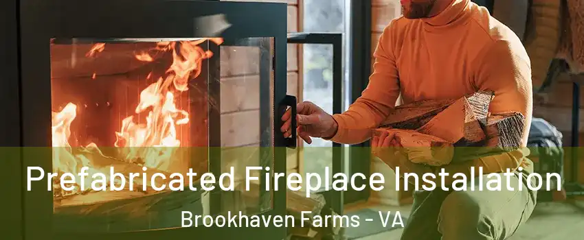 Prefabricated Fireplace Installation Brookhaven Farms - VA