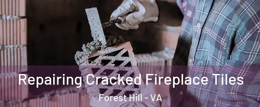 Repairing Cracked Fireplace Tiles Forest Hill - VA